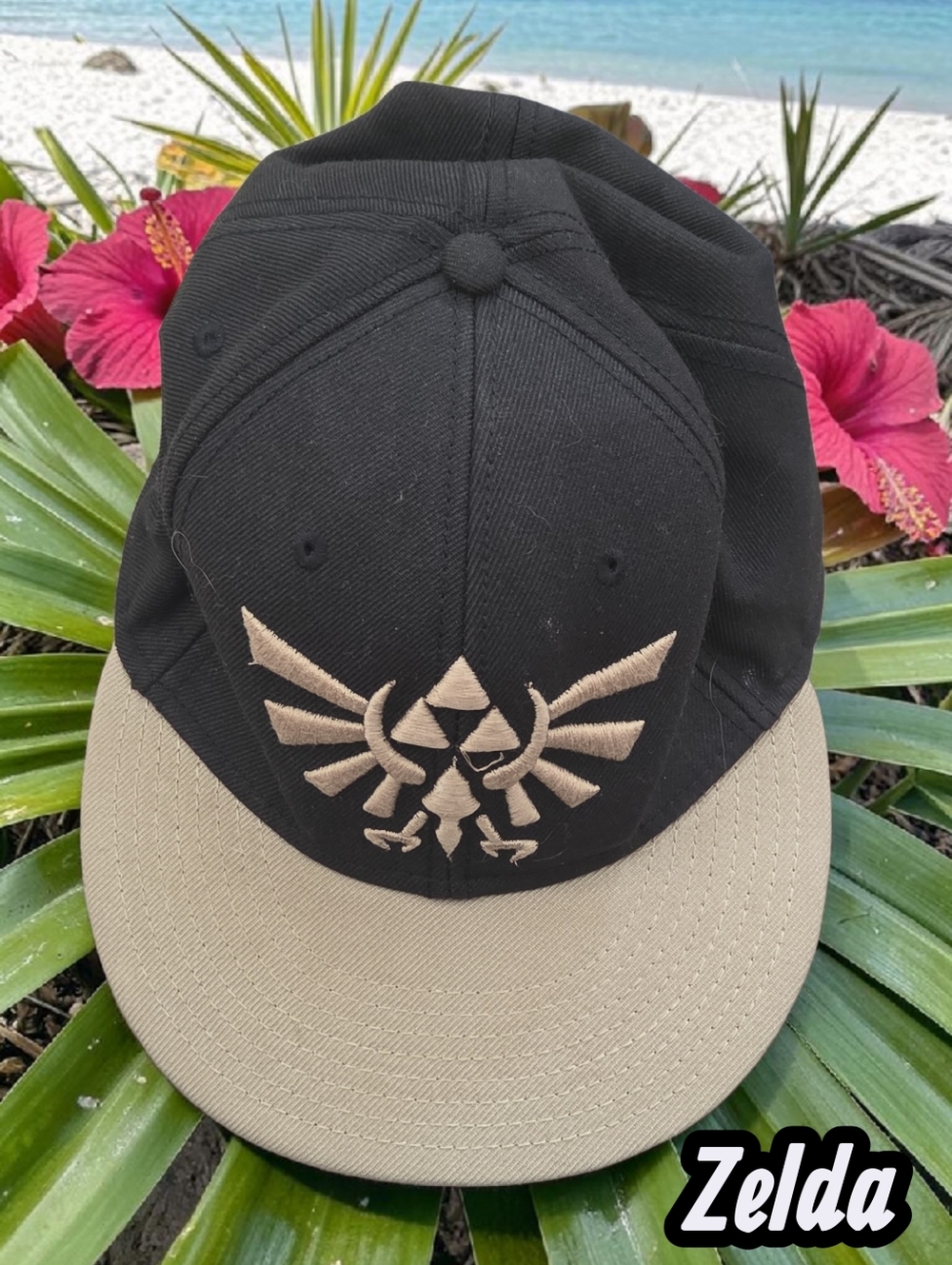*1098 Nintendo ZELDA cap acrylic wool hat rare Men Small size